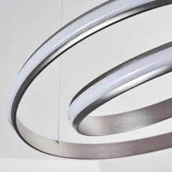 hofstein Suspension Rokera LED Nickel mat, 1 lumière* Suspensions