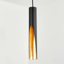 Lampes Vintages & Rétros-hofstein Suspension Rolle LED Noir, 1 lumière
