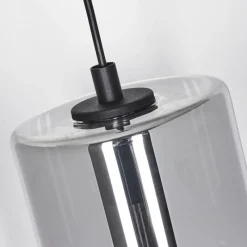 Suspension Verre Fumé-hofstein Suspension Roosevelt Noir, 1 lumière