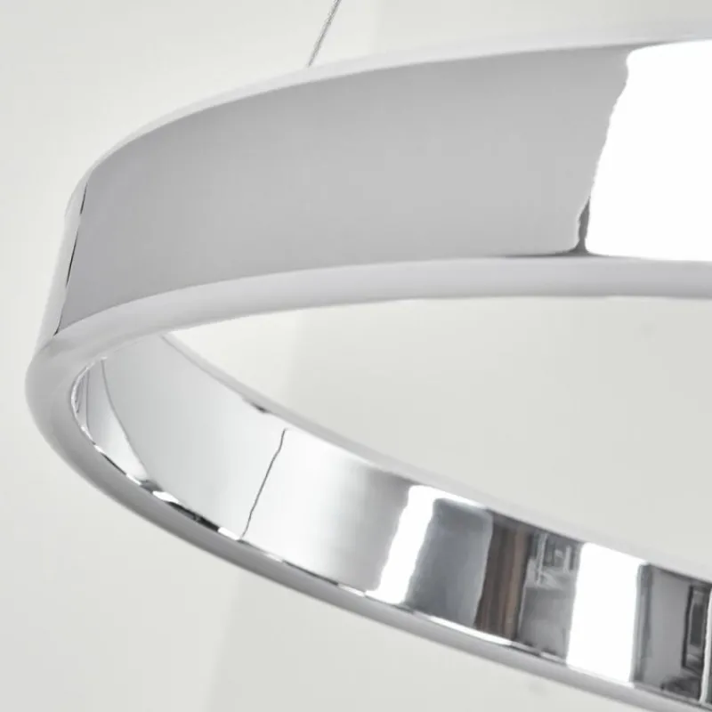 hofstein Suspension Rosemond LED Chrome, 1 lumière