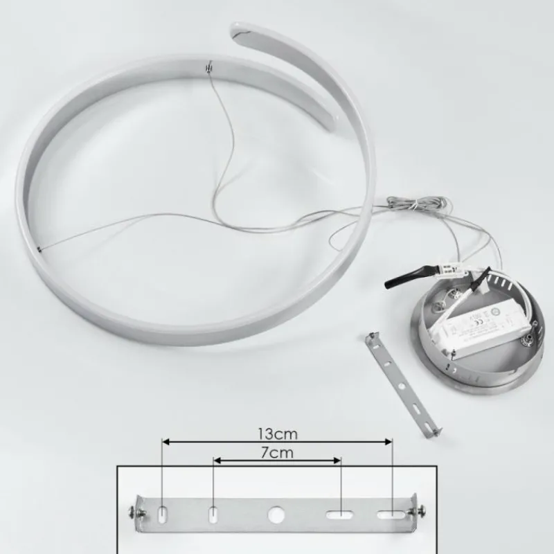 hofstein Suspension Rosemond LED Chrome, 1 lumière