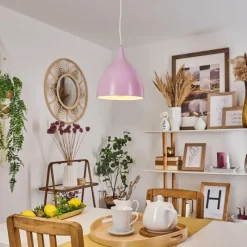 Luminaires Scandinaves-hofstein Suspension Roseway Rose, 1 lumière