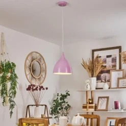 Luminaires Scandinaves-hofstein Suspension Roseway Rose, 1 lumière