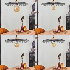 Lampes Vintages & Rétros-hofstein Suspension Rossedalen Brun, 1 lumière