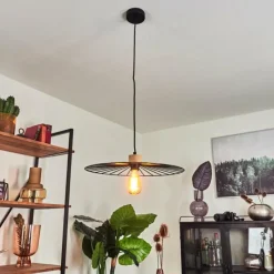 Lampes Vintages & Rétros-hofstein Suspension Rossedalen Brun, 1 lumière