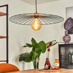 Lampes Vintages & Rétros-hofstein Suspension Rossedalen Brun, 1 lumière