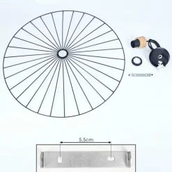Lampes Vintages & Rétros-hofstein Suspension Rossedalen Brun, 1 lumière