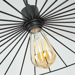 Lampes Vintages & Rétros-hofstein Suspension Rossedalen Brun, 1 lumière