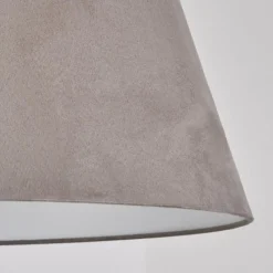 Lampes En Tissu-hofstein Suspension Sagu Noir, 1 lumière