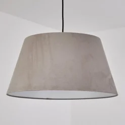 Lampes En Tissu-hofstein Suspension Sagu Noir, 1 lumière