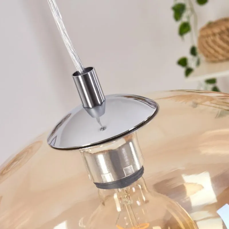 hofstein Suspension Salameo Argenté, 1 lumière