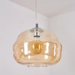 hofstein Suspension Salameo Argenté, 1 lumière