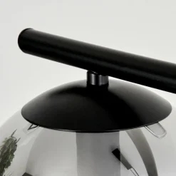 Suspension Verre Fumé-hofstein Suspension Salamonde Noir, 4 lumières