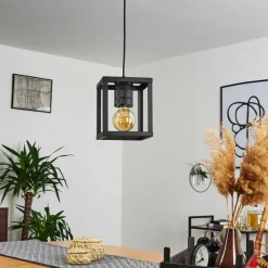 Lampes Vintages & Rétros-hofstein Suspension Salla Noir, 1 lumière