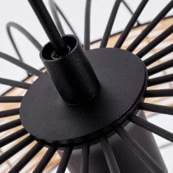 Style Boho-Chic-hofstein Suspension Samal Noir, 1 lumière