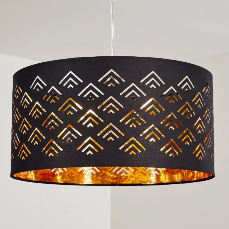 Lampes En Tissu-hofstein Suspension Samares Nickel mat, 1 lumière