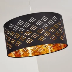 Lampes En Tissu-hofstein Suspension Samares Nickel mat, 1 lumière