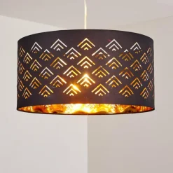 Lampes En Tissu-hofstein Suspension Samares Nickel mat, 1 lumière