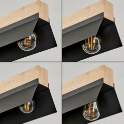 Luminaires Scandinaves-hofstein Suspension Sangkor Noir, 4 lumières