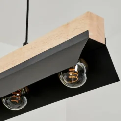 Luminaires Scandinaves-hofstein Suspension Sangkor Noir, 4 lumières