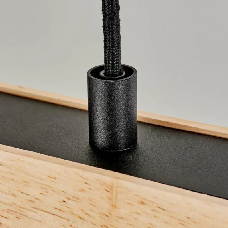 Luminaires Scandinaves-hofstein Suspension Sangkor Noir, 4 lumières