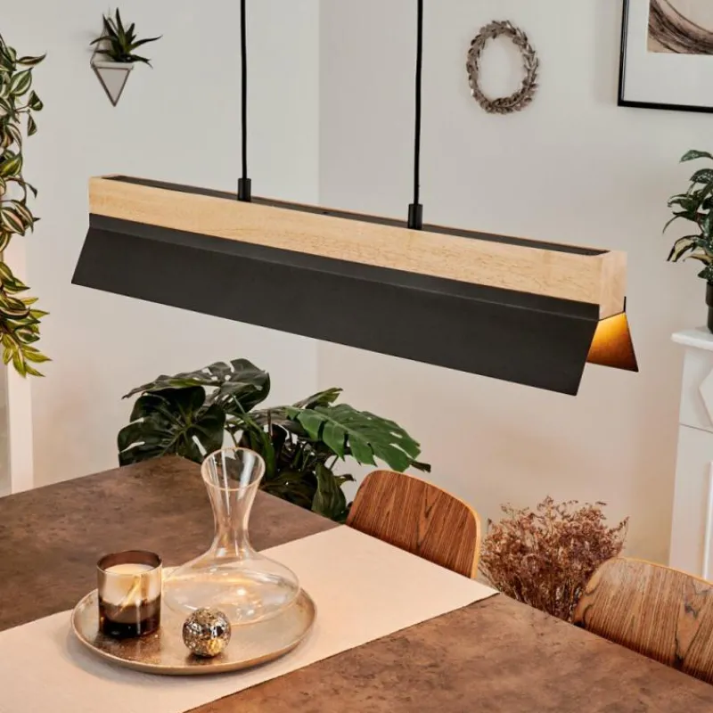 Luminaires Scandinaves-hofstein Suspension Sangkor Noir, 4 lumières