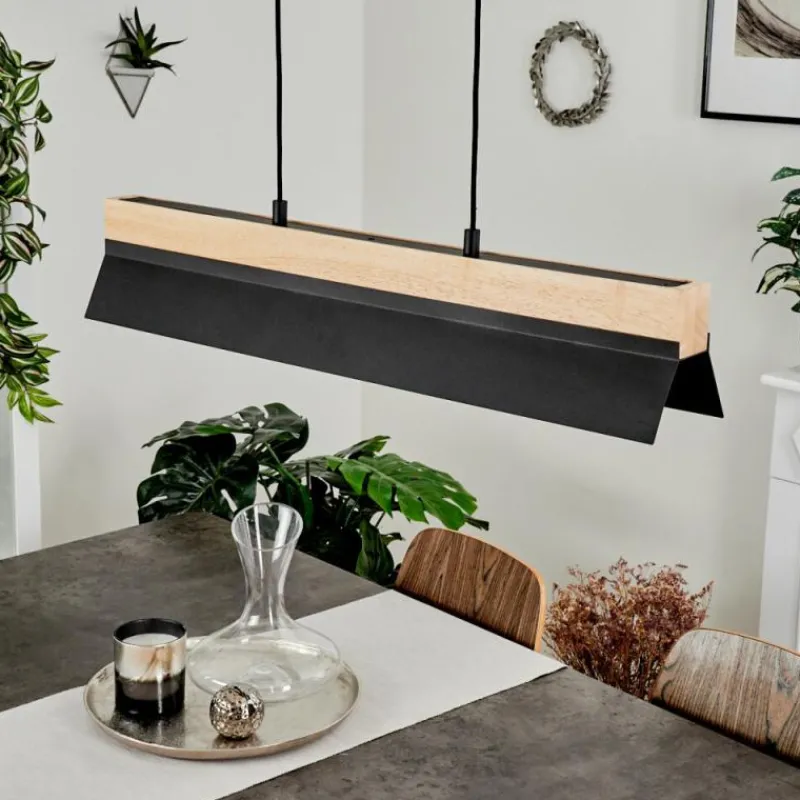 Luminaires Scandinaves-hofstein Suspension Sangkor Noir, 4 lumières