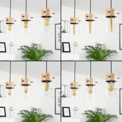 hofstein Suspension Sarteano Noir, 3 lumières