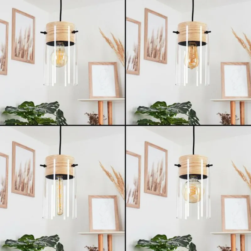 hofstein Suspension Sarteano Noir, 1 lumière