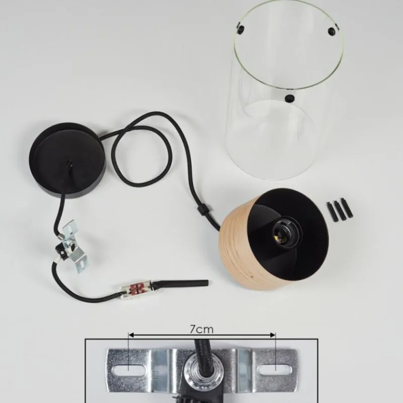 hofstein Suspension Sarteano Noir, 1 lumière