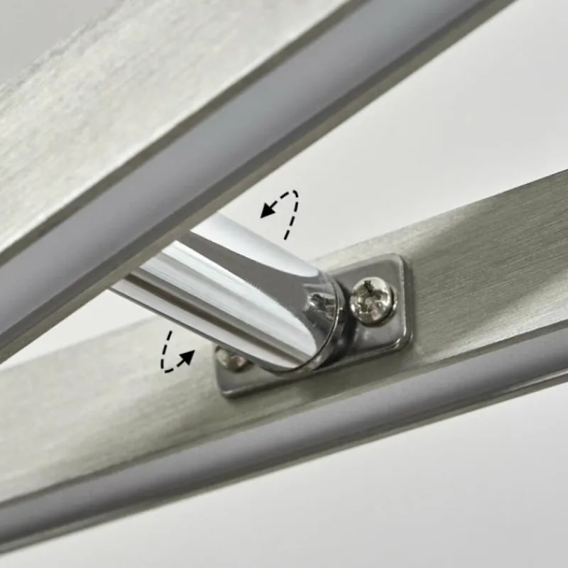 hofstein Suspension Schleitheim Chrome, Nickel mat, Blanc, 1 lumière* Suspensions