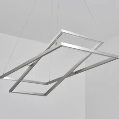 hofstein Suspension Schleitheim Chrome, Nickel mat, Blanc, 1 lumière* Suspensions