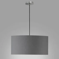 Lampes En Tissu-SCHÖNER WOHNEN-Kollektion Suspension SCHÖNER-WOHNEN-Kollektion Pina Nickel mat, 3 lumières
