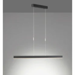 SCHÖNER WOHNEN-Kollektion Suspension SCHÖNER-WOHNEN-Kollektion Straight LED Noir, 1 lumière* Éclairage Led