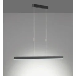 SCHÖNER WOHNEN-Kollektion Suspension SCHÖNER-WOHNEN-Kollektion Straight LED Noir, 1 lumière* Éclairage Led