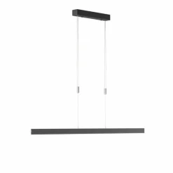 SCHÖNER WOHNEN-Kollektion Suspension SCHÖNER-WOHNEN-Kollektion Straight LED Noir, 1 lumière* Éclairage Led