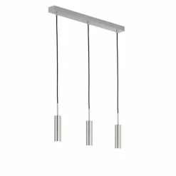 SCHÖNER WOHNEN-Kollektion Suspension SCHÖNER-WOHNEN-Kollektion Stina LED Nickel mat, 3 lumières* Éclairage Led