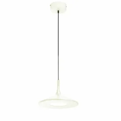SCHÖNER WOHNEN-Kollektion Suspension SCHÖNER-WOHNEN-Kollektion Slim LED Crème, 1 lumière* Éclairage Led