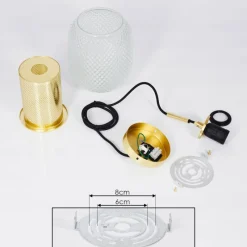 hofstein Suspension Scone Or, Laiton, 1 lumière