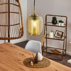 hofstein Suspension Scone Or, Laiton, 1 lumière