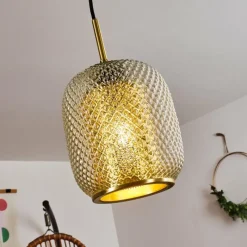 hofstein Suspension Scone Or, Laiton, 1 lumière