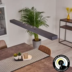 hofstein Suspension Seaton LED Noir, 1 lumière