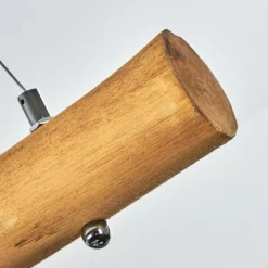 Lampes Vintages & Rétros-hofstein Suspension Seegaard Bois clair, Noir, 4 lumières