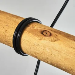 Lampes Vintages & Rétros-hofstein Suspension Seegaard Bois clair, Noir, 4 lumières