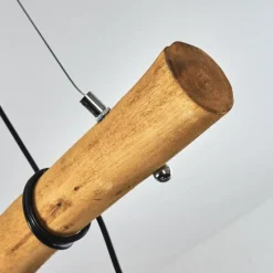 Style Boho-Chic-hofstein Suspension Seegaard Bois clair, Noir, 4 lumières