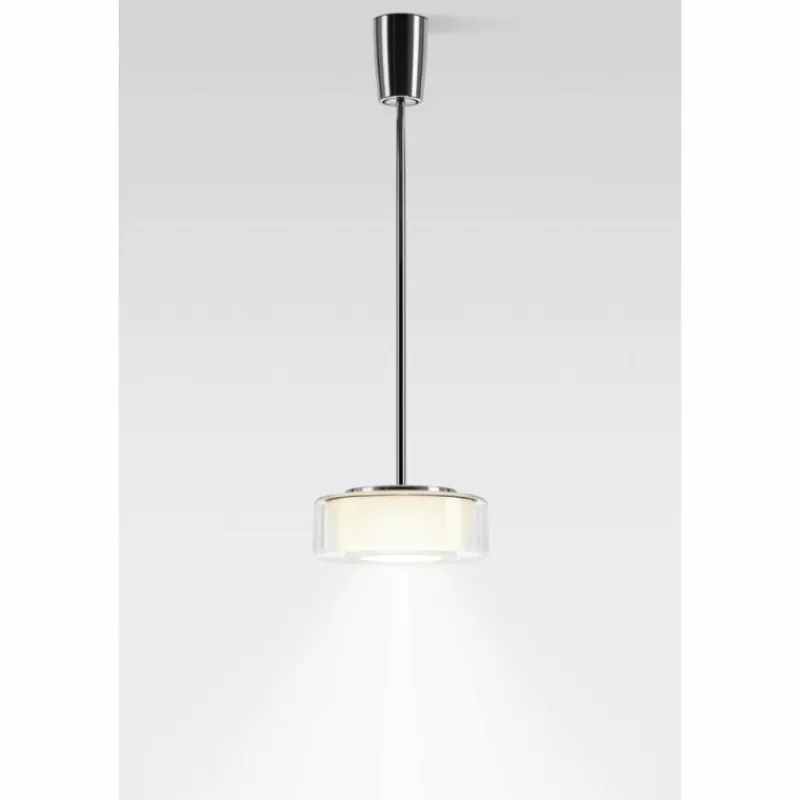 Luminaires Serien Lighting Suspension Serien Lighting CURLING LED Aluminium, Chrome, 1 lumière