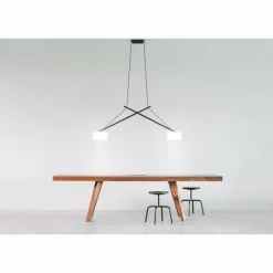 Luminaires Serien Lighting Suspension Serien Lighting TWIN Suspension LED Noir, 1 lumière* Éclairage Led