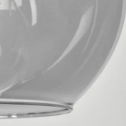 Suspension Verre Fumé-hofstein Suspension Sernf Noir, 3 lumières