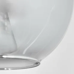 Suspension Verre Fumé-hofstein Suspension Sernf Noir, 1 lumière