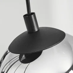 Suspension Verre Fumé-hofstein Suspension Sernf Noir, 10 lumières